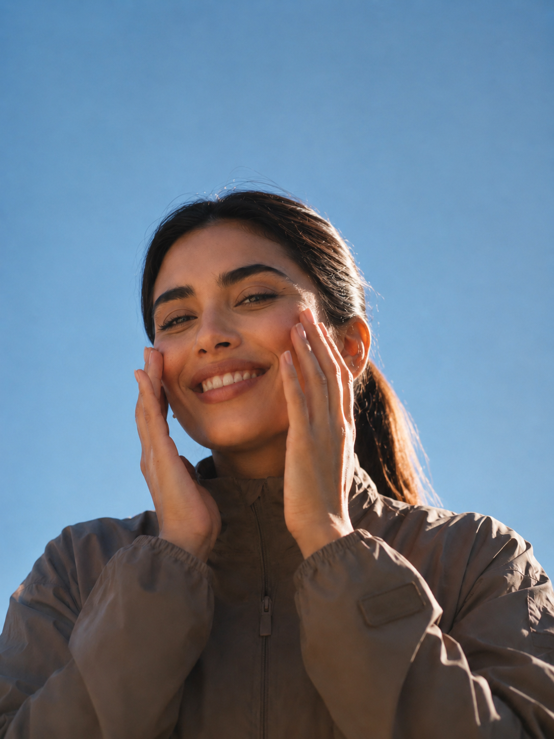 Person outside in fresh air